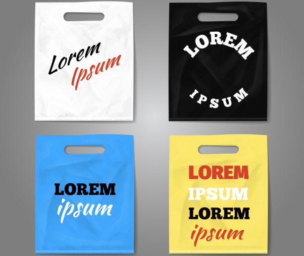 branded poly bags